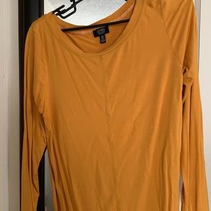 Mustard long sleeves top